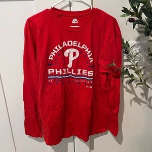 Philadelphia Phillies Red Long Sleeve Shirt